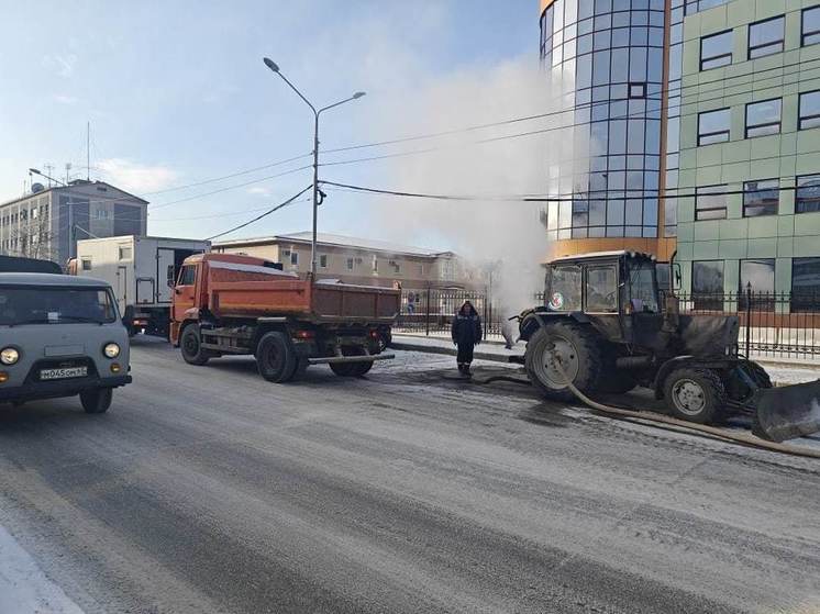 В Южно-Сахалинске частично перекрыли улицу Милицейскую