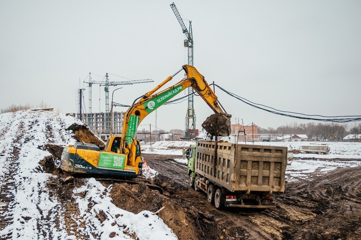 В Рязани со стройплощадки ЖК «Окская стрелка» вывезли 13 000 тонн загрязнённого грунта