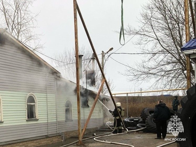 В Орле потушили пожар в кафе на улице Итальянская