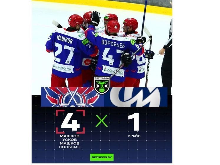 Смоленский «Славутич» дома обыграл лидера Экстралиги «Динамо-Молодечно»