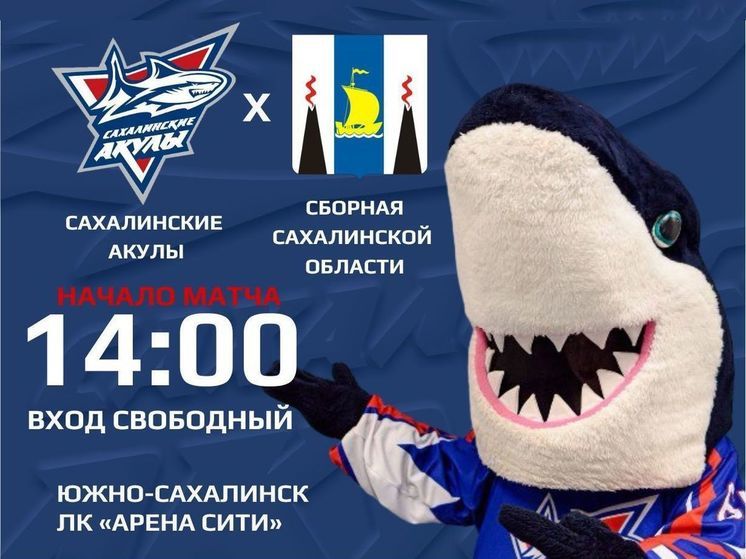 «Сахалинские акулы» сразятся с островной сборной в Гала-матче