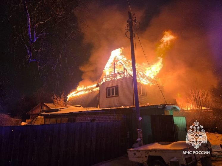 На пожаре в Томске 6 декабря сгорели два автомобиля и погибли несколько десятков кур