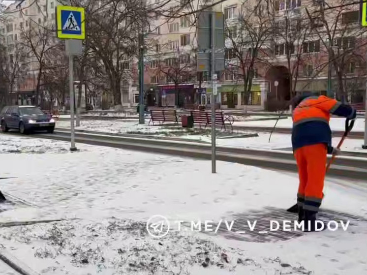 В Белгороде на уборку снега вышли 650 человек