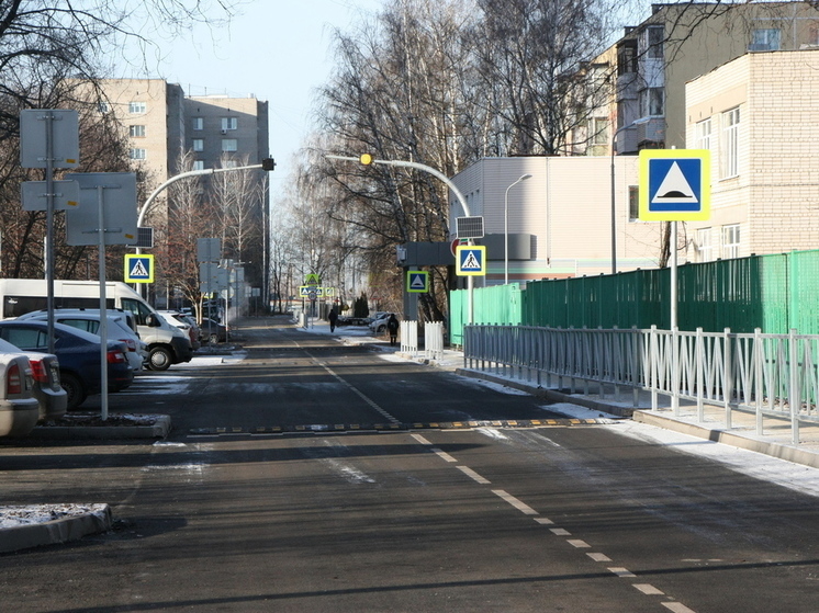 Работы по ремонту дороги на улице Крупской в Рязани приняты без замечаний