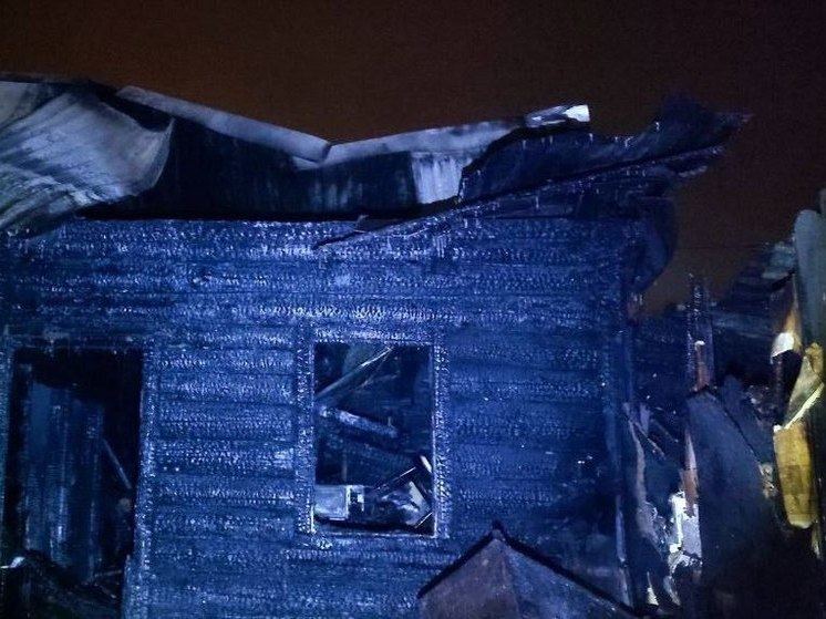 Мужчина и женщина погибли во время пожара в частном доме Богородского округа