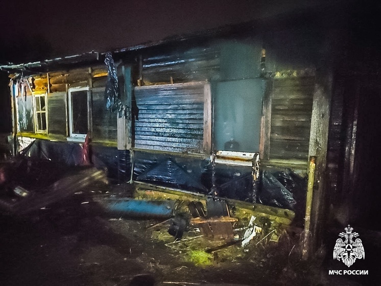 В Краснинском районе на пожаре произошла трагедия