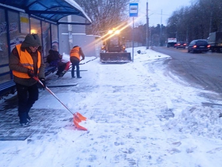 Калужане довольны сегодняшней уборкой города