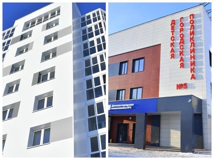 Виталий Хоценко оценил готовность новых поликлиники и многоэтажки в Омске