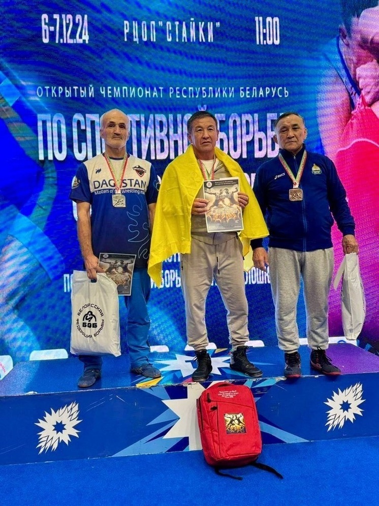 Борец из Калмыкии завоевал золото на чемпионате в Беларуси