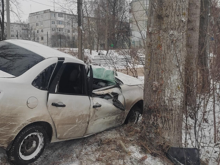 Под Тулой 20-летняя автоледи не справилась с «Ладой Грантой» и улетела в кювет