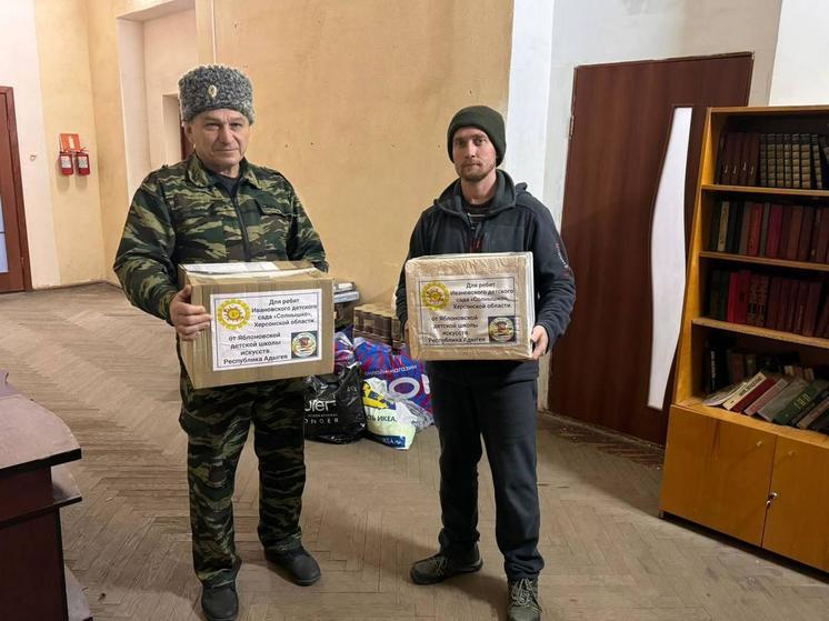 Воспитанникам Ивановского детсада на Херсонщине доставили канцелярию