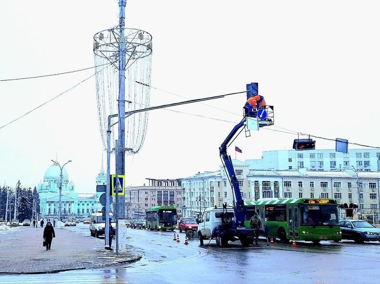 В 2024 году в Курске установили пять новых светофоров