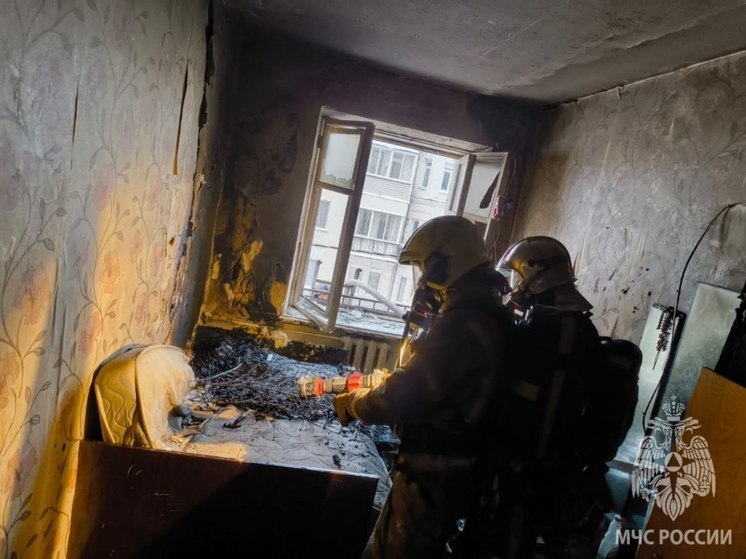 В многоэтажке во Владимире на пожаре погиб курильщик