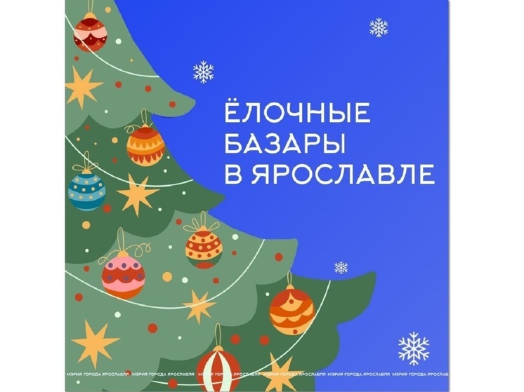 В Ярославле назвали дату начала елочных базаров