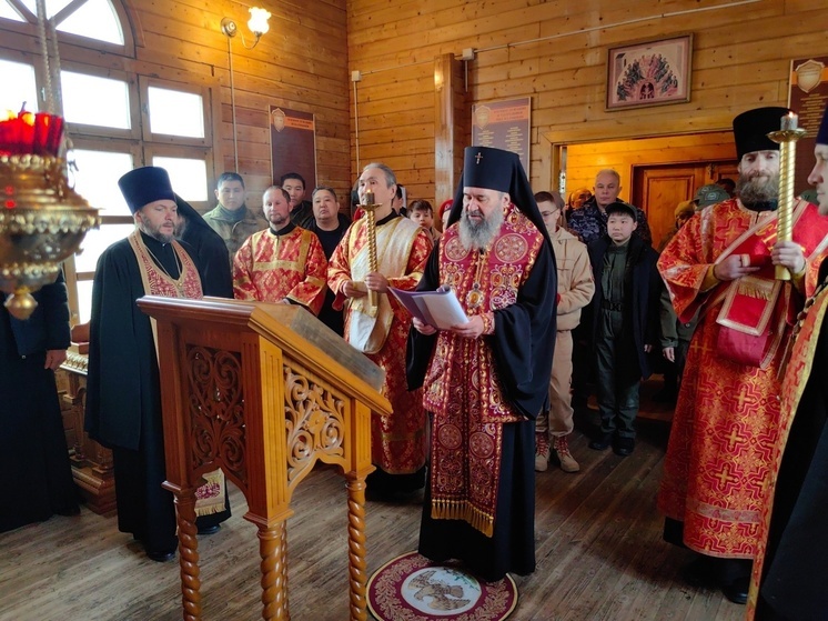 В Калмыкии в День Героев Отечества прошел молебен Георгию Победоносцу