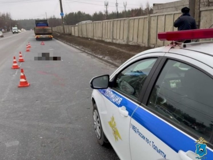 В Тольятти водитель Scania сбил насмерть велосипедиста утром 11 декабря