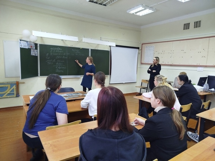 В Тихманьгской школе состоялся профориентационный урок