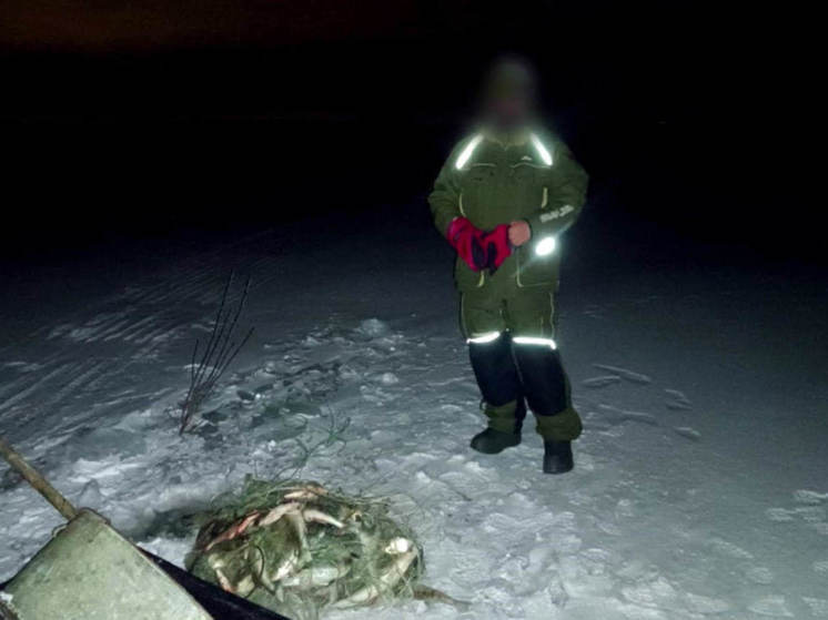 В Новосибирском водохранилище задержан рыбак за незаконную ловлю рыбы