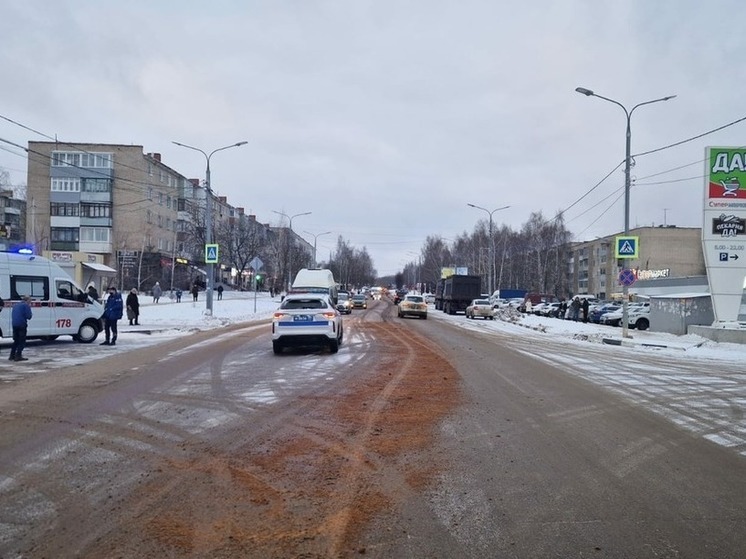 В Щекине водитель ГАЗ «Луидор» сбил на пешеходном переходе женщину с ребенком