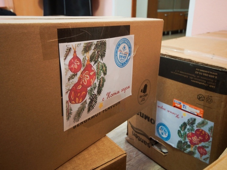 Южноуральцы в состав гумпомощи включают новогодние подарки