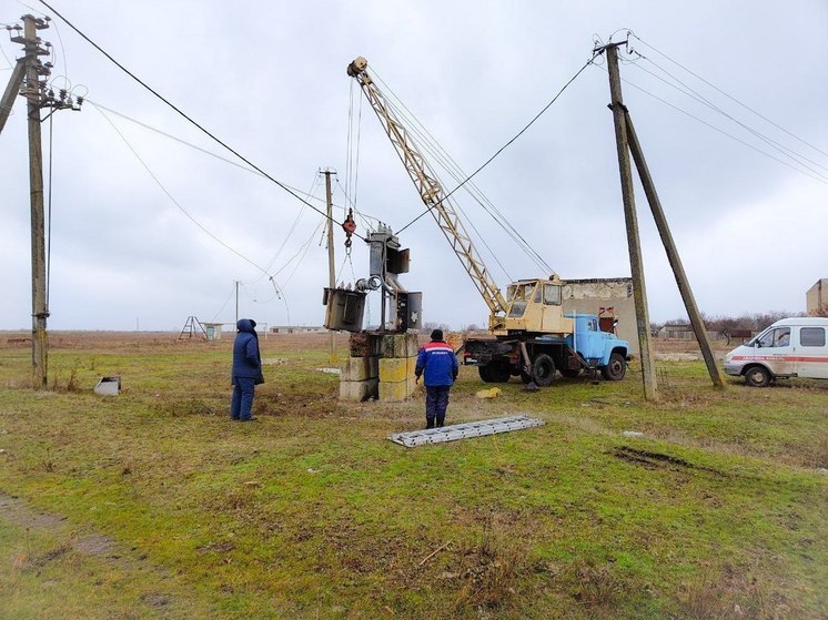 В херсонском селе Архангельская Слобода восстановлена подача электроснабжения
