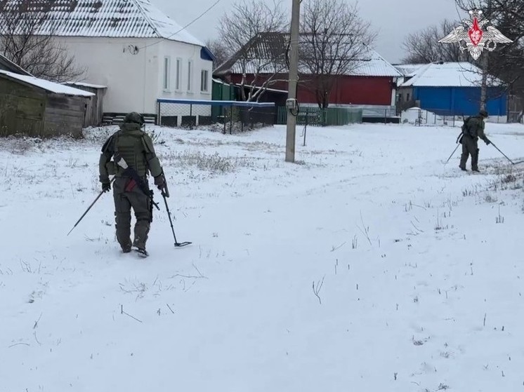 Саперы группировки «Север» обнаружили в Курской области мины советского образца