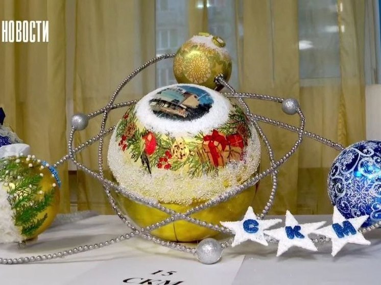 На Запорожской АЭС высадили ели и изготовили новогодние украшения