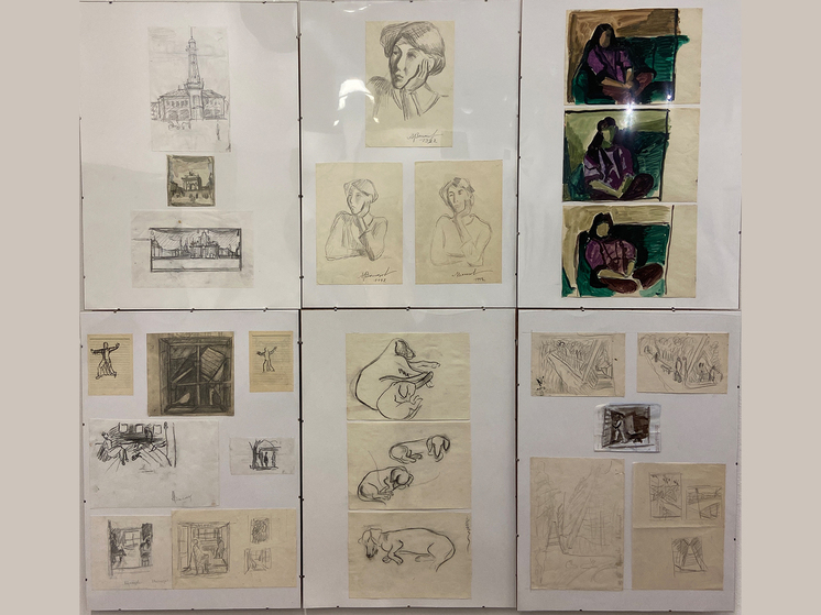 Вспомнили его монументальную живопись и подняли с пола мастерской эскизы