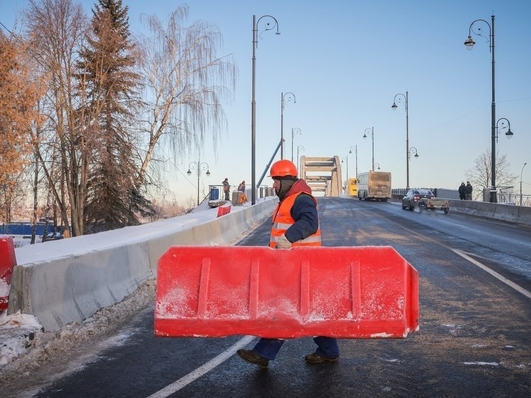 В Рыбинске завершаются работы на Волжском мосту