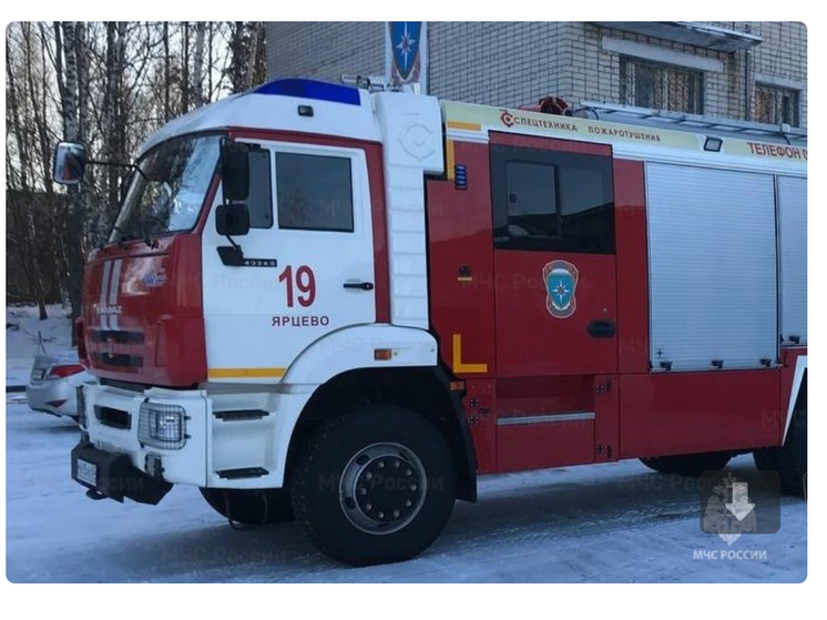 В Ярцево произошел пожар в жилом доме