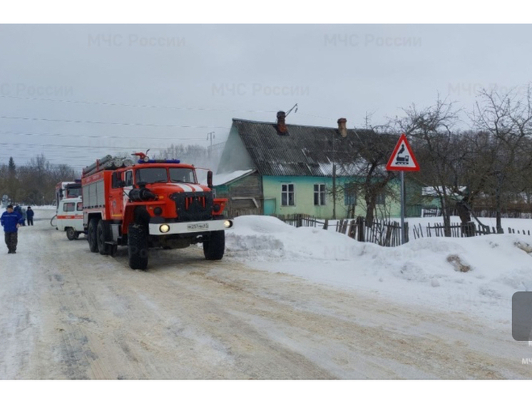 В Рославле произошло очередное возгорание бани