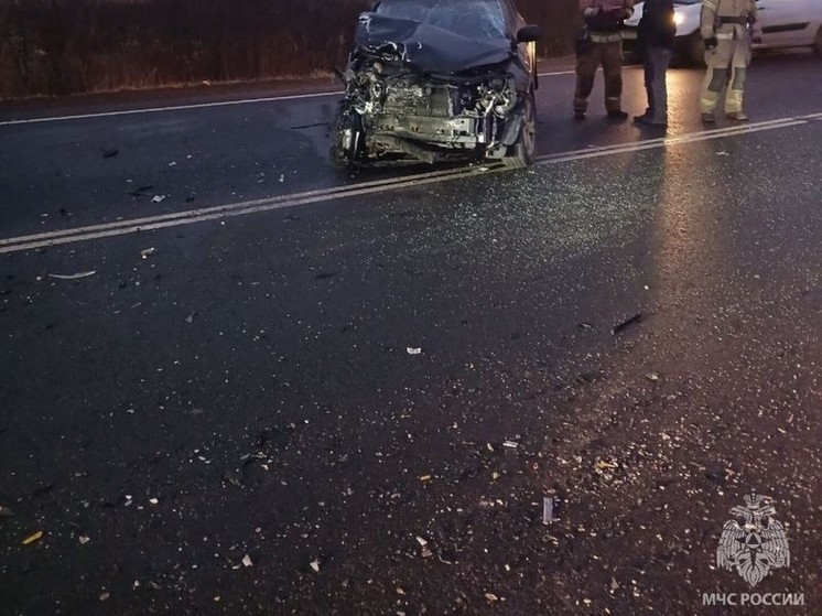 Калининградские сотрудники МЧС помогли пострадавшим в ДТП