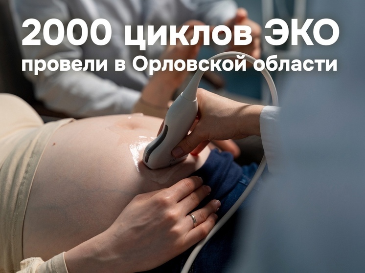 На Орловщине выполнили около 2 000 циклов ЭКО