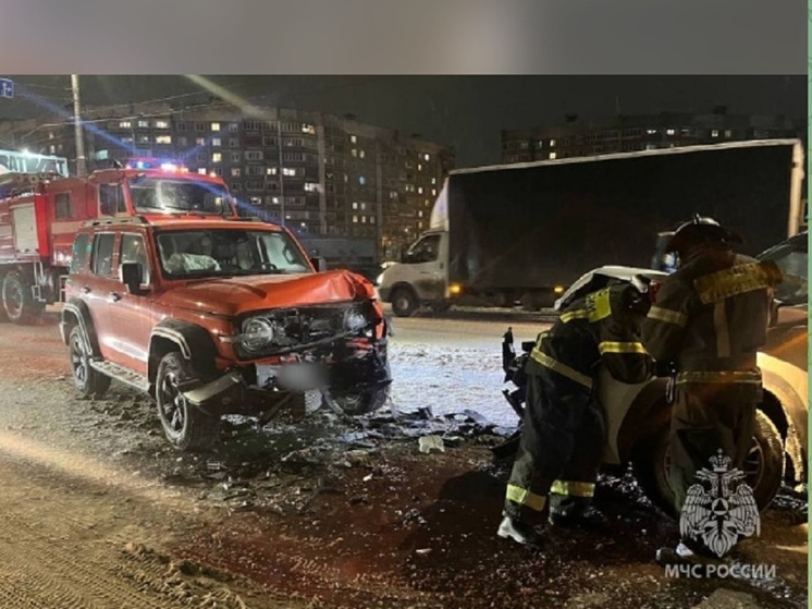 В Иваново три человека пострадали в масштабной аварии на Кохомском шоссе