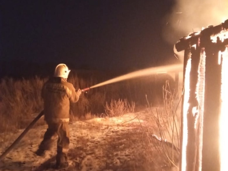 В Алтайском крае пожарные спасли женщину из плена пламени