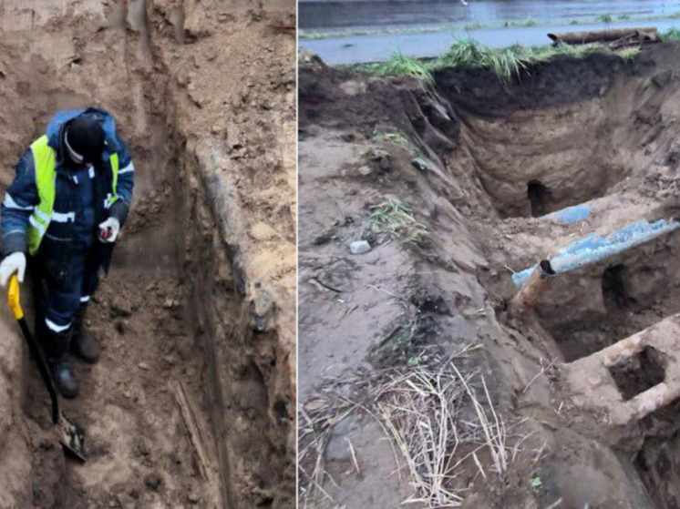 В Сельце завершили половину работ по обновлению водопровода