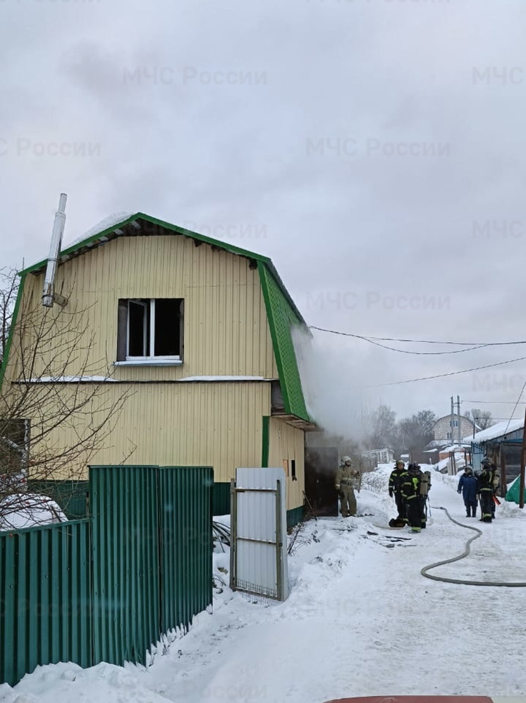 В деревне Кривское Боровского района ликвидирован пожар