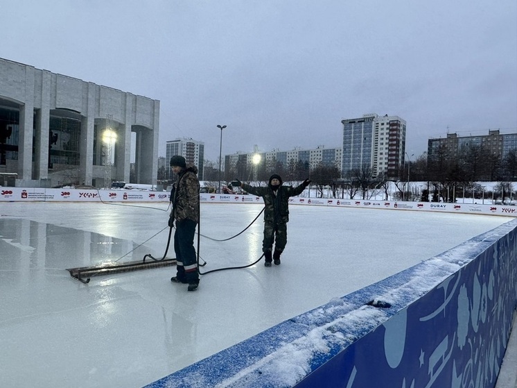 В Перми начинают работать катки