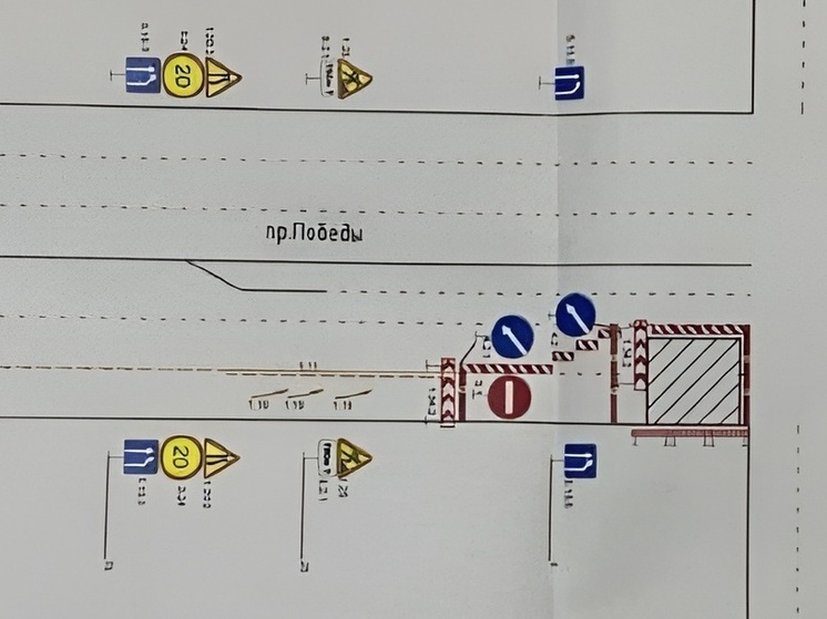 Движение по участку проспекта Победы в районе дома №124В в Пензе будет перекрыто до 27 декабря