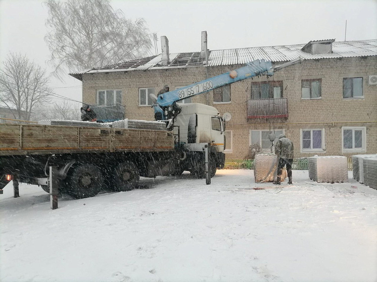 В Курской области восстановили часть поврежденных ВСУ домов