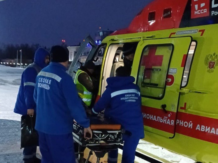 Пациента с гидротораксом из Никольска в срочном порядке доставили санавиацией в Пензу поздно вечером