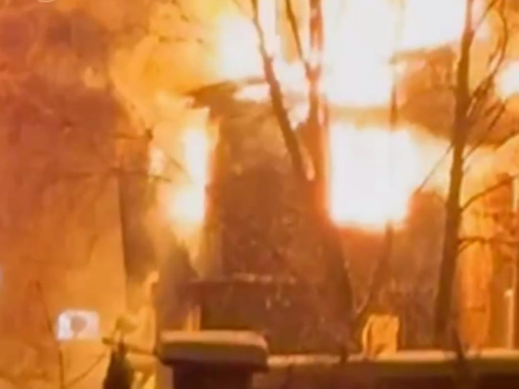 Девочка выпрыгнула со 2 этажа при пожаре в частном доме под Одинцовым