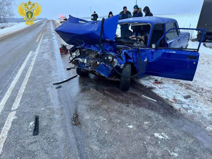 Прокуратура показала фото с места смертельного ДТП под Рязанью