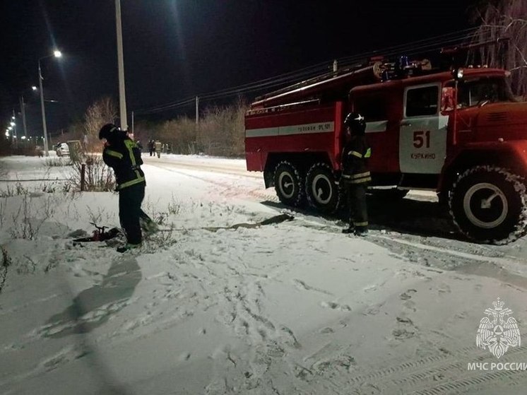 В Туле на пожаре огнеборцы спасли 5 человек