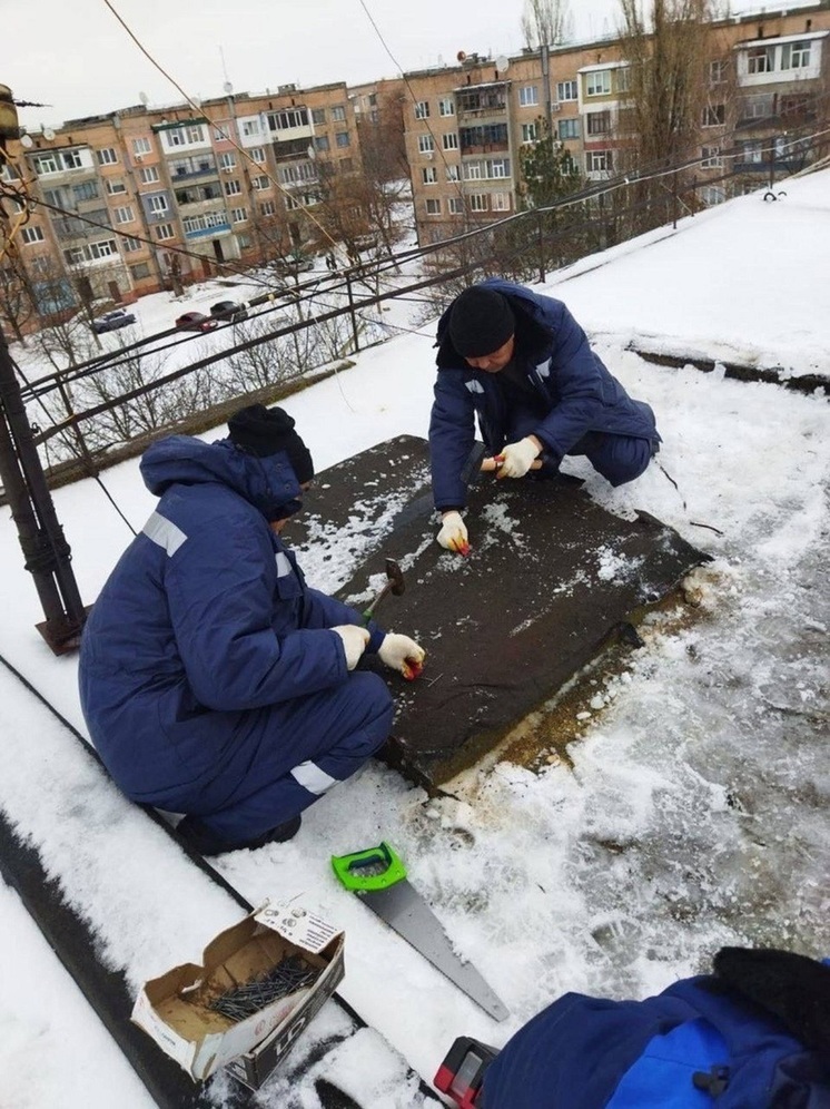 Коммунальщики Калмыкии продолжают работать в Антраците