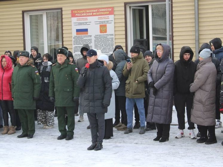 В Хакасии прошла торжественная отправка призывников