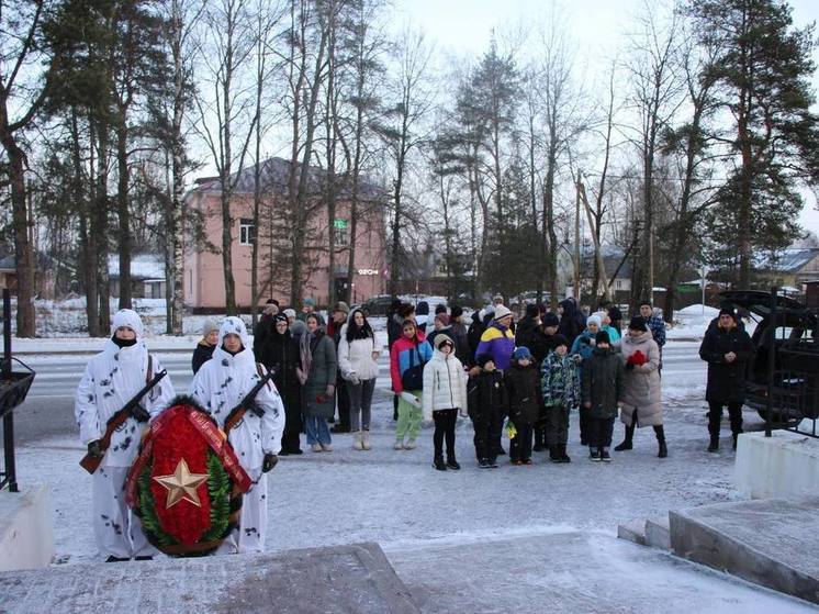 В Будогощи отметили 83-ю годовщину освобождения поселка