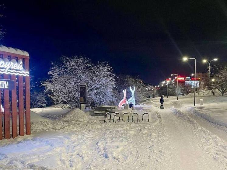 На 30 детских площадках Мурманска стало светлее