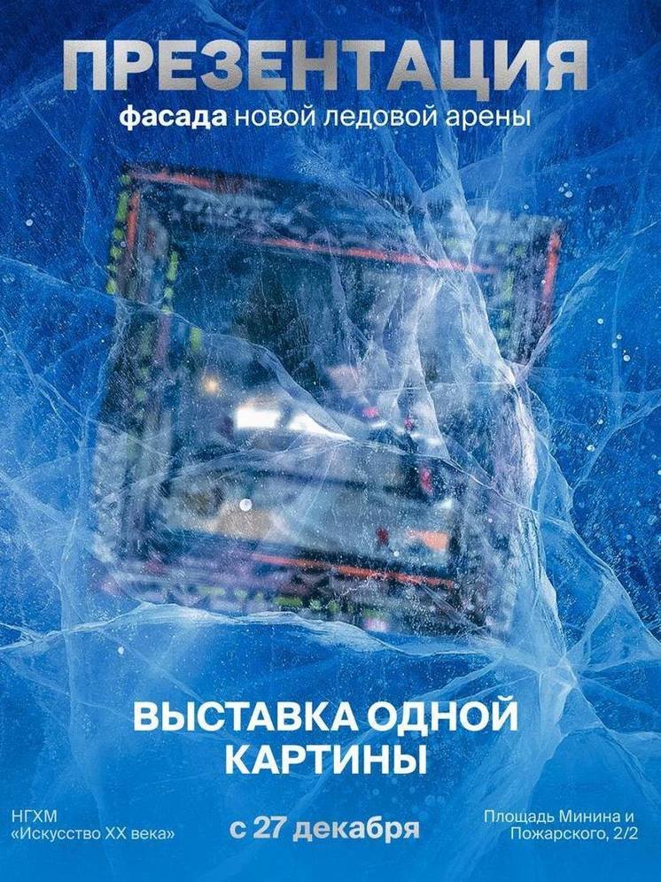 Фасад нижегородской Ледовой арены покажут на «Выставке одной картины»