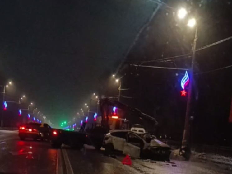 Жесткая авария с пострадавшими произошла поздно вечером в Подольске